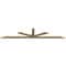 Ekena Millwork Saratoga Rough Sawn Timber Gable Bracket, Douglas Fir, 108"W x 22"H x 2"D x 4"F, 5/12 Pitch GBW108X22X0204SAR00RDF - alternate 2